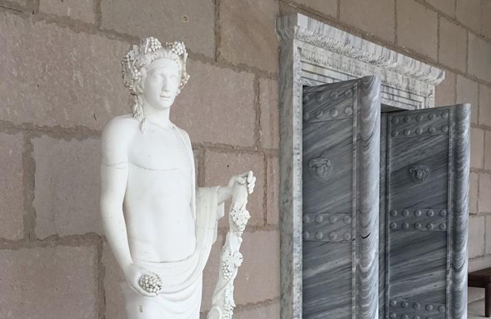 Statue of Dionysus in Historical park - Varna