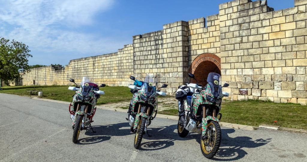 Moto tour destination - at the gate of Pliska